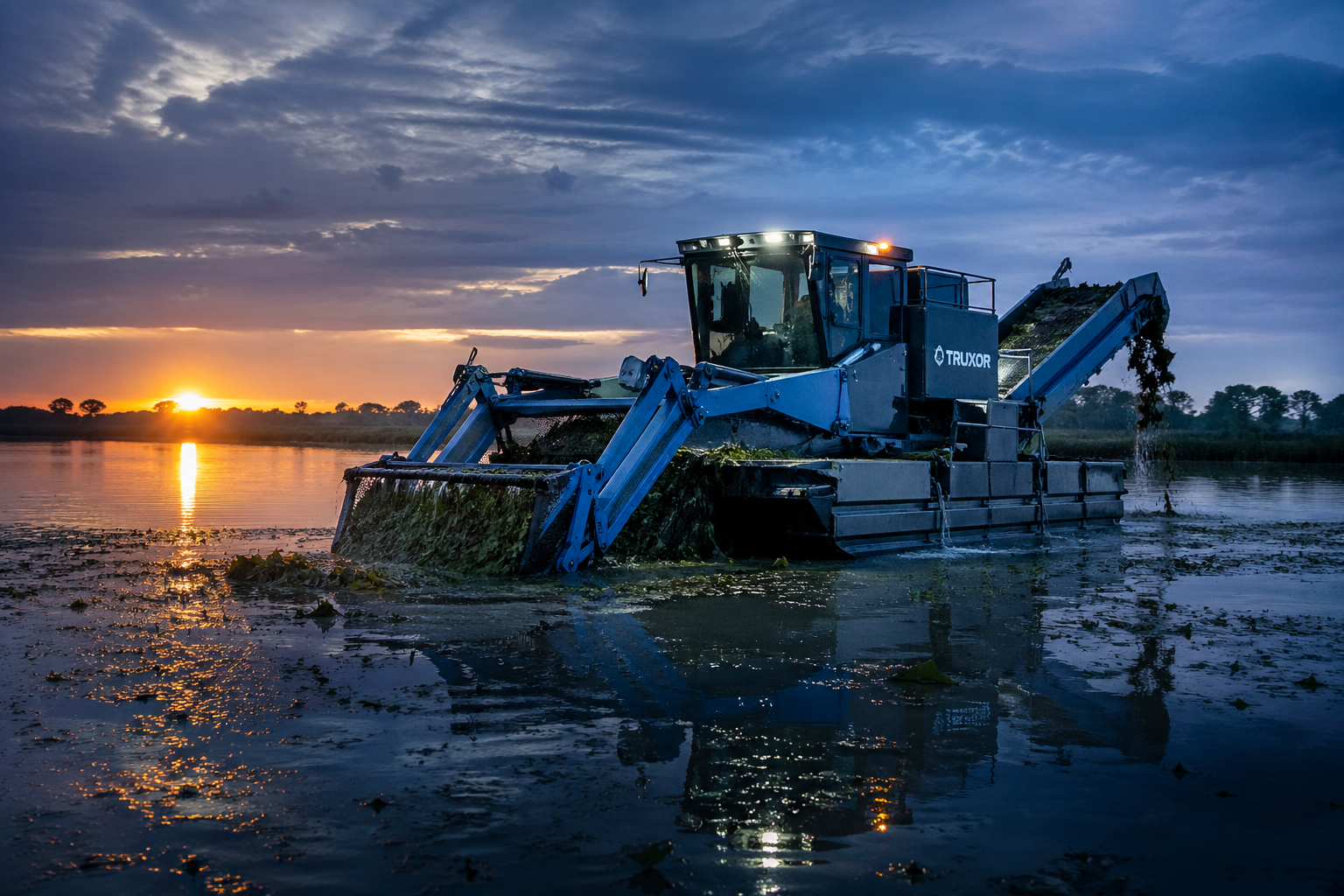 Aquatic machinery project support