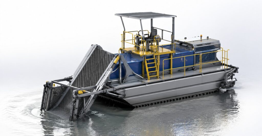 Amphibious Weed Harvester